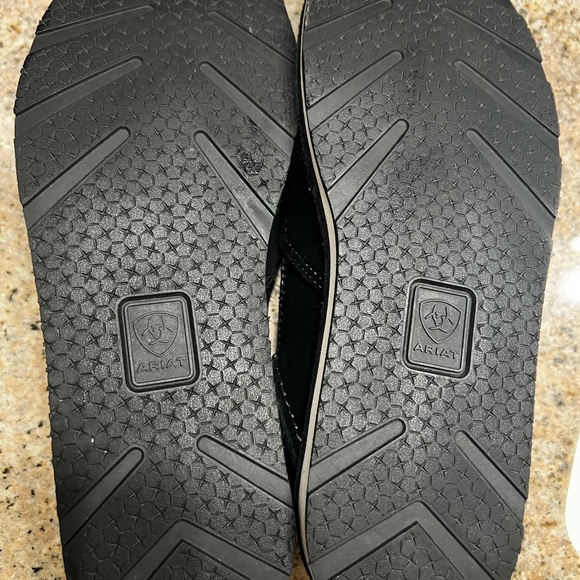 NEW no box. Ariat Black and Silver Loafers with Flat Sole - Picture 2 of 4